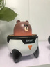 EWA 新款無(wú)線(xiàn)藍牙音箱音為愛(ài)LINE FRIENDS太空船布朗熊莎莉雞呆萌音響重低音 呆萌棕 布朗熊 曬單實(shí)拍圖