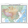 仿實(shí)木卷軸地形版地圖 中國全圖（巨幅大尺寸 3米*2.2米地圖掛圖 雙面覆膜 大型場(chǎng)景專(zhuān)用掛圖掛畫(huà)背景墻面裝飾） 曬單實(shí)拍圖