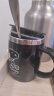 史努比(SNOOPY)保温杯不锈钢隔热喝水杯男女士办公室马克咖啡杯学生大容量冲饮杯子420ML DP-5002H黑色 实拍图