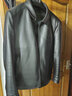 柒牌【可拆卸鵝絨內膽】真皮皮衣男冬季新款商務(wù)行政翻領(lǐng)皮夾克外套男 黑色 L (175) 曬單實(shí)拍圖