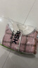 ASK JUNIOR女童外套2024冬裝格子中長翻領(lǐng)加絨保暖小香風(fēng)外套 粉色 130  曬單實(shí)拍圖