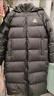 匹克（PEAK）長(zhǎng)款羽絨服男秋冬新款寬松休閑加絨連帽保暖加厚鴨絨外套男女同款 黑色 M 曬單實(shí)拍圖