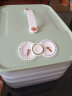 禧天龙饺子收纳盒 冰箱保鲜盒食品级可冷冻带盖托盘可微波加热4层一盖 实拍图