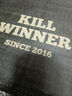 KILLWINNER【王鶴棣同款】KILLWINNER潮牌 Noah's ark 牛仔破碎流星低幫板鞋 黑色 39 曬單實(shí)拍圖