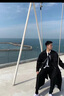 安初夏中長(zhǎng)款毛呢子大衣男士休閑套裝冬季過(guò)膝加厚外套男裝潮流ins風(fēng)衣 黑風(fēng)衣+黑毛衣+加絨黑褲 XL 【推薦120-140斤】 曬單實(shí)拍圖
