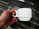 天城一品 陶瓷咖啡杯套裝創(chuàng  )意歐式咖啡杯碟水杯通用純白簡(jiǎn)約描金咖啡杯定制 純白咖啡杯 單杯  150ml 曬單實(shí)拍圖