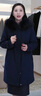 PORTS寶姿秋冬新品女裝中長(cháng)款連帽毛領(lǐng)羽絨服SM9U017NZP012 丈青 XS 曬單實(shí)拍圖