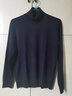 巴魯特（Brloote）羊絨高領(lǐng)針織衫男刺繡保暖修身針織打底衫冬裝 藏青 175/96A 曬單實(shí)拍圖