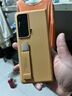 榮耀Magic Vs折疊屏手機殼原裝皮套MagicVs至臻版智能視窗翻蓋保護套全包防摔外殼帶支架后殼 榮耀Magic Vs/至臻版智能視窗皮套【卡其色】 曬單實拍圖