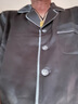 美標真絲睡衣男商場同款短袖套裝男夏100%桑蠶絲綢可外穿家居服秋 黑旋風（19姆米） L (170/90B) 曬單實拍圖