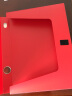 得力(deli)35mmA4粘扣档案盒塑料文件盒资料盒凭证文件收纳盒财会用品  办公用品 63203红色 实拍图