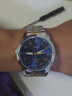 歐利時(shí)（OLEVS）瑞士認證品牌手表男石英表夜光防水男士手表大數字中老年人腕表 升級加強版-鋼帶間藍【終身?！?曬單實(shí)拍圖