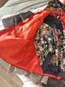 奉孝中老年女裝秋冬外套媽媽裝喜慶唐裝棉襖老年人奶奶裝生日祝壽上衣 中國紅 4XL （建議125-135斤） 曬單實(shí)拍圖