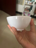 菲藝雅密胺仿瓷小碗商用快餐碗加厚塑料彩色米飯碗小碗菜專用餐具裝湯碗 加厚款圓碗  白色5英寸 曬單實拍圖