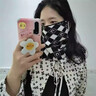 尋貝圍脖保暖女士秋冬季百變掛耳面罩護頸脖套百搭圍巾騎車(chē)防風(fēng)男口罩 【黑色格子C】多功能?chē)?保暖神器（四合一） 曬單實(shí)拍圖