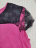 PORTS寶姿 女夏裝新款短袖圓領(lǐng)T恤YLS8N135ICT001 玫紅色 M 曬單實(shí)拍圖