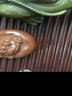復雅集 茶寵擺件精品原礦大紅袍手中有財紫砂壺茶具配件 曬單實(shí)拍圖