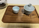 九土景德鎮禪意品茗杯陶瓷小蓋碗日式功夫茶具影青釉小茶盅小茶杯 青釉品茗杯套組 曬單實(shí)拍圖