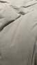 京东京造 24支纯棉仿麻空气洗四件套 A类被套床单枕套 1.5米床 尤加利绿 实拍图