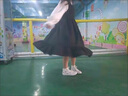 閃動少女（SHANDONGSHAONV）連衣裙2020秋裝新款韓版寬松中長裙秋季背帶裙秋冬吊帶裙女春秋 藍色背帶裙 均碼 曬單實拍圖