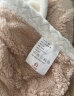 九洲鹿加厚塔芙绒毛毯 保暖加绒仿羊羔绒200*230cm冬季午睡毯沙发盖毯子 实拍图