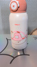 SIMELO純鈦保溫杯學(xué)生幼兒園吸管雙飲鈦水杯兒童節(jié)禮物X光年粉色600ml 曬單實拍圖