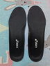 步牧斯（BUMUSI）適配耐克亞瑟士運動(dòng)鞋墊阿迪達斯柔軟防臭男女跑步跑鞋原廠(chǎng)透氣 黑色白標 厚度0.5cm左右 42.5 曬單實(shí)拍圖