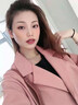 凱安尼女裝韓版網(wǎng)紅粉色小西裝外套女雙排扣寬松休閑chic西服春秋季2021新款 粉紅色 S 曬單實拍圖
