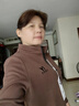 衣典零一（LEDIALYI）2025春秋季女裝新款高級感時(shí)尚洋氣中年小個(gè)子無(wú)帽衛衣女長(cháng)袖上衣 咖啡色 XL （推薦128-140斤） 曬單實(shí)拍圖