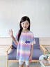 優(yōu)優(yōu)1點(diǎn)（Yoyo one）女童短袖套裝夏季薄款兒童2025新款速干運(yùn)動(dòng)服童裝兩件套夏裝10歲 9852上衣+18442紫色褲子 140 曬單實(shí)拍圖