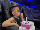 恋上 3D眼镜电影院不闪式偏振3d儿童硅胶材质专用眼镜   蓝框黄腿 实拍图