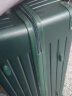 EAZZ【速发-加厚耐摔】行李箱铝框拉杆箱旅行男女学生密码箱登机皮箱 墨绿色丨超轻耐摔丨拉链款 29英寸=大容量+箱套 实拍图