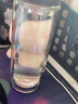 希諾（HEENOOR）玻璃杯雙層耐熱玻璃杯男女式辦公透明帶蓋過濾水杯禮品杯子400ML 富貴灰 曬單實(shí)拍圖