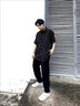 安初夏條紋短袖t恤男士休閑套裝夏季衣服男裝穿搭配韓版潮流寬松三件套 黑外衣+棉短黑T+垂感褲 XL 曬單實拍圖