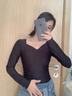多情貓保暖內衣女蓄熱鎖溫面膜肌底衣無(wú)痕美膚帶胸墊隱形秋衣內搭打底衫 黑色 【修身裸感】 L 【建議90-130斤】 曬單實(shí)拍圖