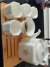 連山閣羊脂玉提梁壺茶具杯子套裝陶瓷網(wǎng)隔內(nèi)膽大容量家用泡茶器高檔禮品 吉祥提梁壺套裝（普通包裝 1000ml 曬單實(shí)拍圖