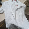 佐馬仕男士短袖襯衫白色襯衣男正裝純色商務(wù)休閑免燙修身職業(yè)裝大碼工裝 白色斜紋 41 （140-150斤） 曬單實(shí)拍圖