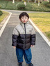 迪士尼男童羽絨服冬季2025新款兒童冬裝加厚衣服洋氣外套男孩保暖面包服 黑色 120cm 曬單實拍圖