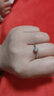 FR鉆戒女白金鉆石戒指鉑金pt950求婚結(jié)婚婚戒1克拉裸鉆定制送女友 車花顯鉆 10分IJ色 曬單實(shí)拍圖