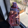 史努比塑料大肚杯帶吸管喝水杯子女生夏季水杯兒童學(xué)生大容量直飲大水壺 粉色1200ML（帶貼紙） 曬單實(shí)拍圖