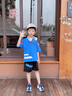 G.DUCKKIDS童裝男童夏裝套裝兒童衣服中大童短袖套裝男孩帥氣運(yùn)動(dòng)裝薄款透氣 藍(lán)色 130 尺碼7~8歲【120-130cm】 曬單實(shí)拍圖