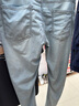 CANELIN KISKHA高端淺色牛仔褲男夏季薄款涼感刺繡百搭休閑顯瘦潮流輕奢長(cháng)褲子 5787淺藍-【長(cháng)褲】 38 曬單實(shí)拍圖