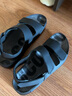 愛(ài)步（ECCO）涼鞋男 夏季時(shí)尚涼鞋魔術(shù)貼涼皮鞋男 科摩系列500944 黑色39 曬單實(shí)拍圖