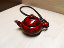 珍如意把把壺手玩件把把胡馬上胡開胡轉(zhuǎn)轉(zhuǎn)男士解壓手把件 朱砂把把壺-鑰匙扣 曬單實拍圖