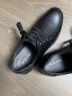 奥康（Aokang）男鞋男士商务休闲鞋英伦舒适低帮圆头系带皮鞋 黑色38码 实拍图