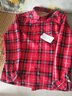 諾貝爾保羅秋冬新款女士加絨長(cháng)袖襯衫格子保暖襯衣韓版修身顯瘦百搭外穿上衣 8018-16 37【建議105-115斤】 曬單實(shí)拍圖