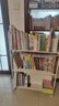 SOFS可移動(dòng)書架帶輪落地鐵藝兒童繪本收納置物架桌邊學(xué)生簡易小型書柜 3層 白色 曬單實(shí)拍圖