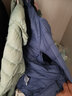 鴨鴨（YAYA）【反季】輕薄羽絨服女短款新品內(nèi)膽薄款連帽保暖防寒外套KXM 抹茶綠【連帽款】 XL /170 曬單實(shí)拍圖