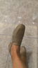 拔佳（Bata）一腳蹬女春季新款英倫百搭牛皮低跟舒適樂福單鞋休閑鞋42057CA4 灰色A 37 曬單實拍圖