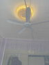 中聯(lián)（ZOLEE）電風(fēng)扇迷你微風(fēng)扇小風(fēng)扇小電扇小吊扇家用辦公室工業(yè)學(xué)生宿舍床頭蚊帳 5葉直徑70cm標配【1.8米線(xiàn)長(cháng)】 曬單實(shí)拍圖